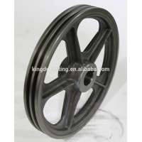 high quality OEM machined ductile iron elevator rope wheel